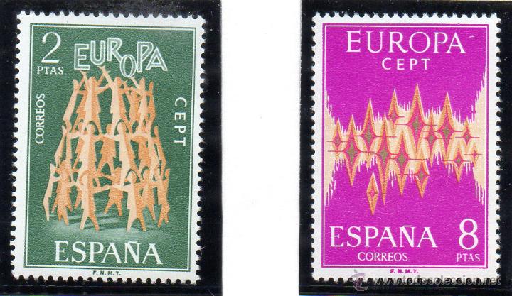 Sellos: ESPA&Ntilde;A.- EDIFIL N&ordm; 2090/91 SERIE COMPLETA EN NUEVO