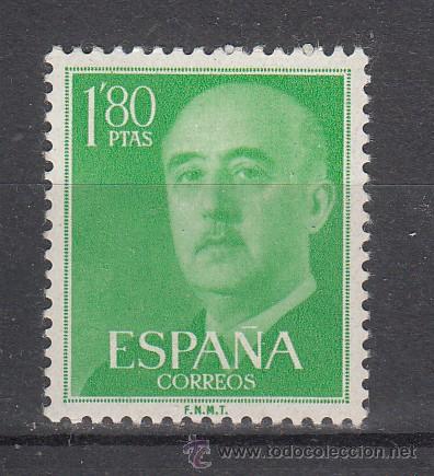 Sellos: espa&ntilde;a 1156 sin charnela, general franco - Foto 1
