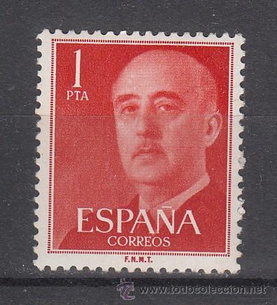 Sellos: espa&ntilde;a 1153 sin charnela, general franco - Foto 1