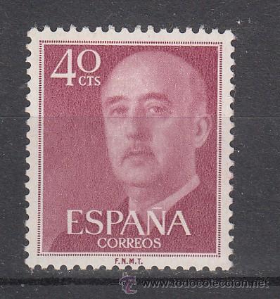 Sellos: espa&ntilde;a 1148 sin charnela, general franco - Foto 1
