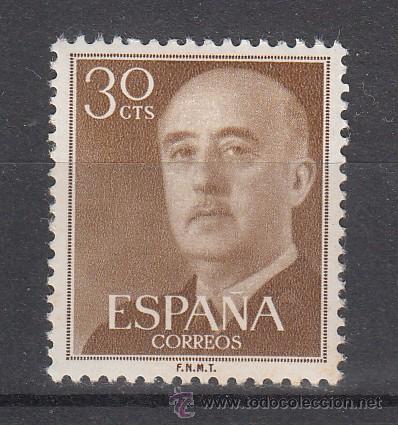 Sellos: espa&ntilde;a 1147 sin charnela, general franco - Foto 1