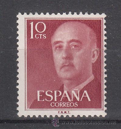 Sellos: espa&ntilde;a 1143 sin charnela, general franco - Foto 1