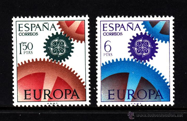 Sellos: ESPA&Ntilde;A 1795/96** - A&Ntilde;O 1967 - EUROPA - Foto 1