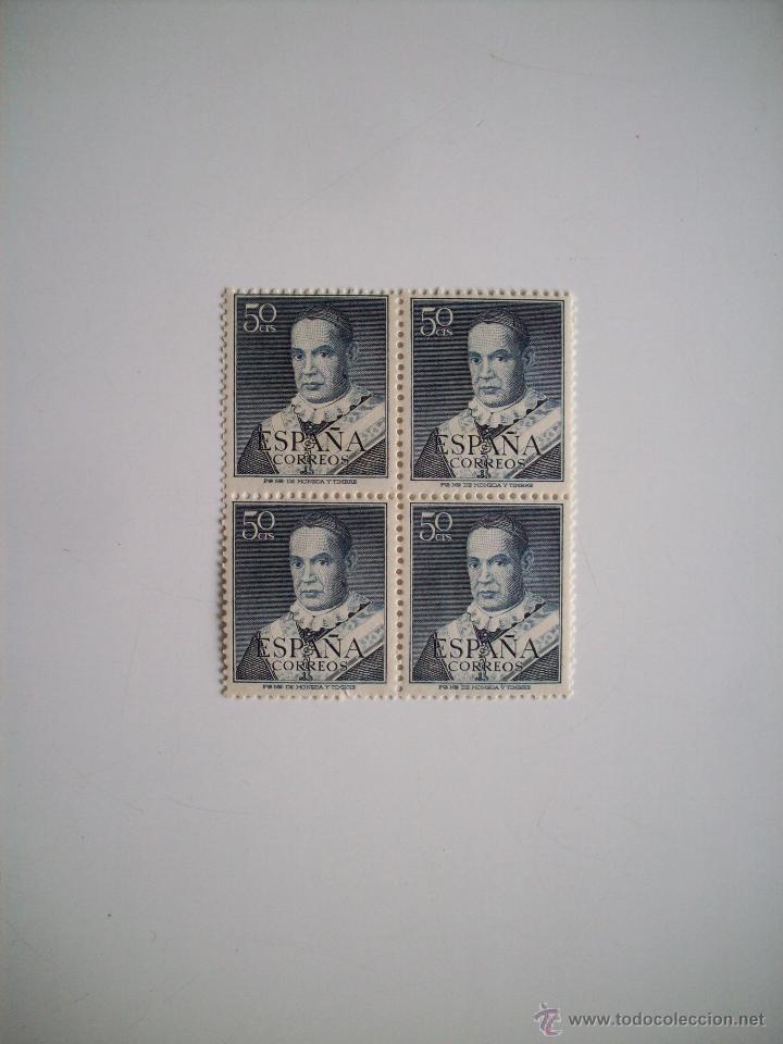 Sellos: ESPA&Ntilde;A SERIE DEL A&Ntilde;O 1951 EN BL-4     ED. 1102  **EN NUEVO - Foto 1