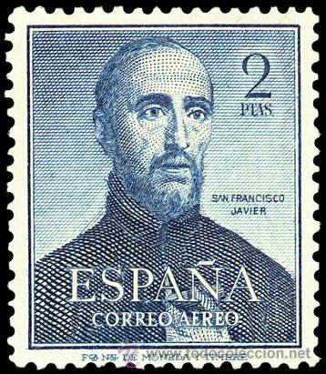 Sellos: ESPA&Ntilde;A SEGUNDO CENTENARIO SERIES N&ordm; 1118 ** FRANCISCO JAVIER - Foto 1