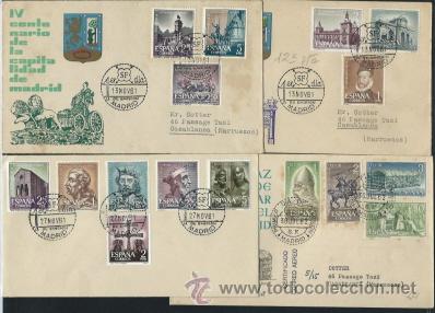 Sellos: SOBRES PRIMER D&Iacute;A DE ESPA&Ntilde;A - Foto 1