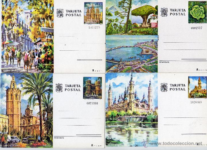 Sellos: ONCE ENTEROS POSTALES DE ESPA&Ntilde;A - Foto 1