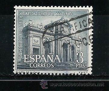 Sellos: ESPA&Ntilde;A 1961, EDIFIL N&ordm; 1392, MATASELLADO - Foto 1