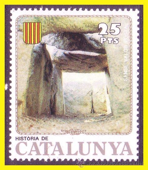 Sellos: Historia de Catalu&ntilde;a, Vi&ntilde;eta 25 ptas multicolor * * - Foto 1