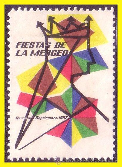 Sellos: VI&Ntilde;ETA  1957 Fiestas de la Merced (*) - Foto 1