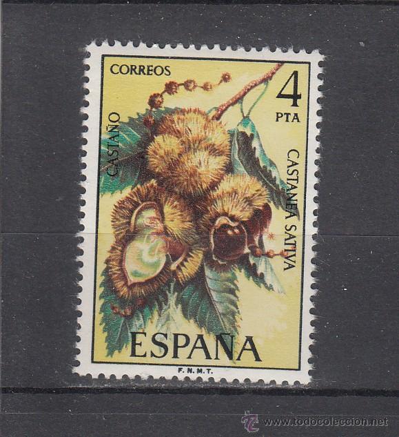 Sellos: espa&ntilde;a 2257 sin charnela, flora, casta&ntilde;o, - Foto 1
