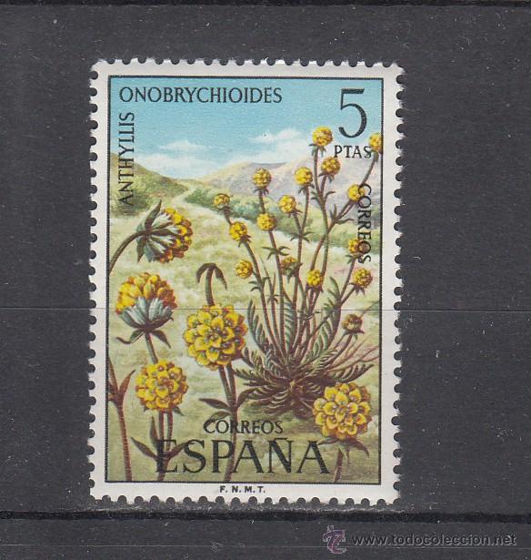 Sellos: espa&ntilde;a 2223 sin charnela, flora, anthyllis onobrychioides, - Foto 1