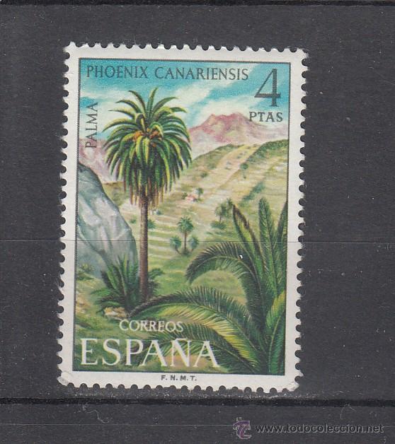 Sellos: espa&ntilde;a 2122 sin charnela, flora, palma, - Foto 1
