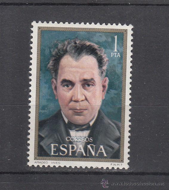 Sellos: espa&ntilde;a 2027 sin charnela, centenario de amadeo vives, - Foto 1