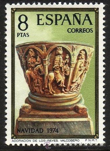 Sellos: Espa&ntilde;a. 1974. Navidad. Edifil 2219 - Foto 1