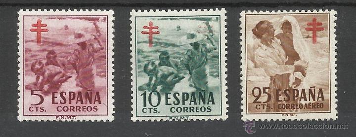 Sellos: pro tuberculosos 1951 nuevos** serie completa - Foto 1