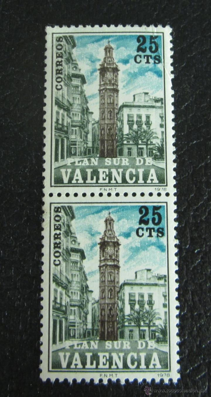 Sellos: DOS SELLOS PLAN SUR DE VALENCIA. NUEVOS - Foto 1