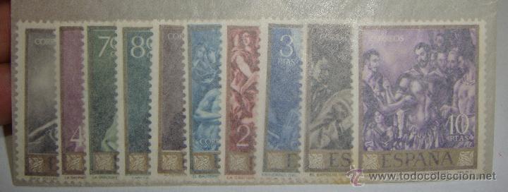 Briefmarken: Sellos. Serie Completa. El Greco - 1961. Edifil 1330/39