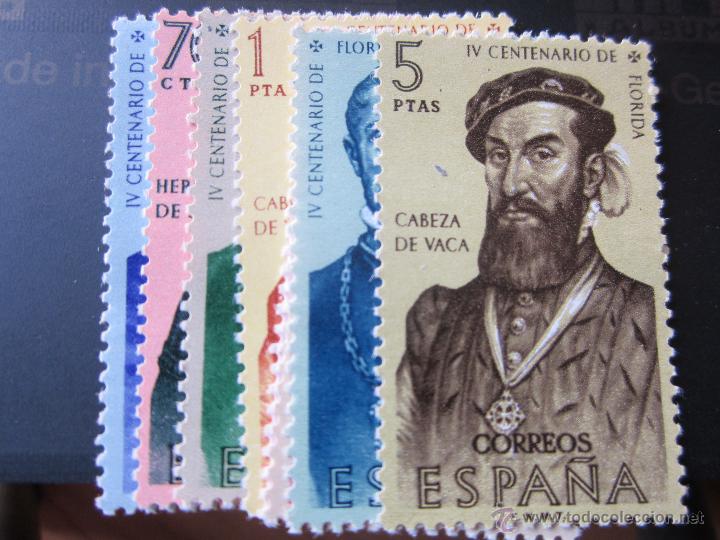 Sellos: 1960. Forjadores de Am&eacute;rica. Edifil 1298/1305
