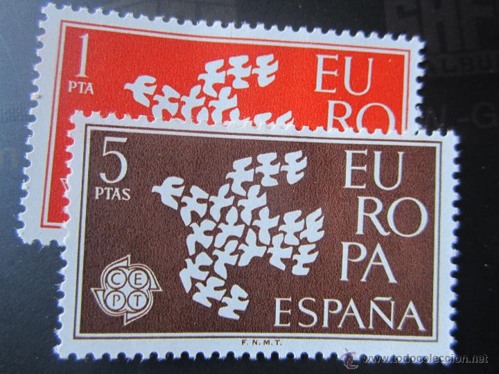 Sellos: 1961.- Europa-CEPT. edifil 1371/1372