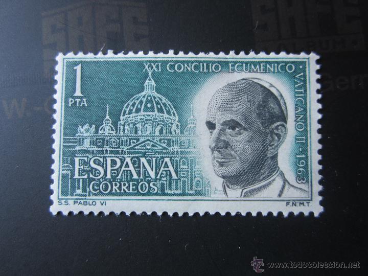 Sellos: 1963. Concilio Eucum&eacute;nico Vaticano II. edifil 1540 - Foto 1