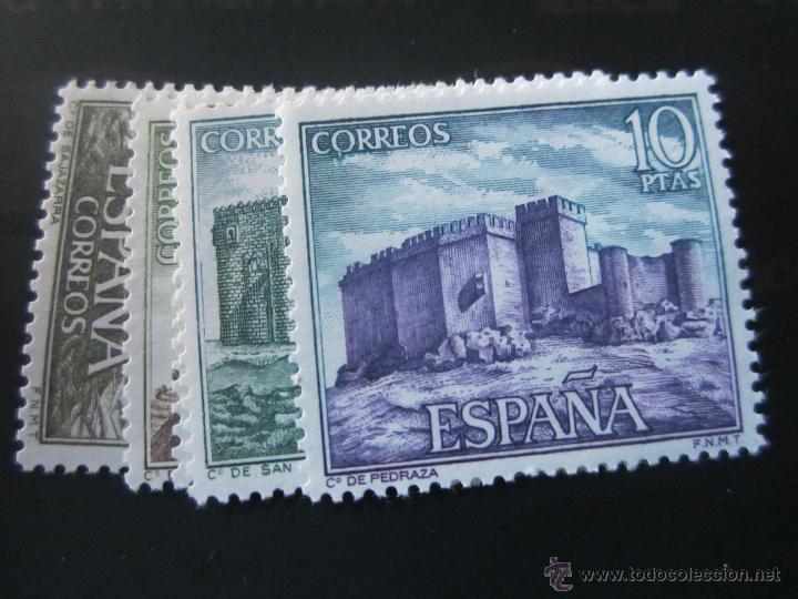 Timbres: 1972. Castillo de Espa&ntilde;a. Edifil 2093/97