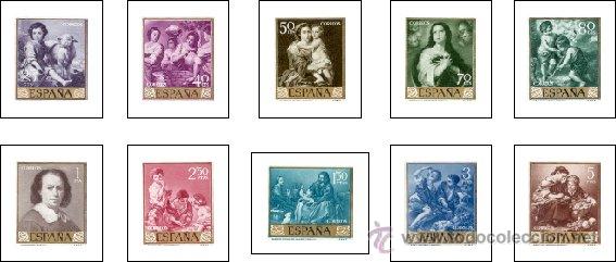 Sellos: A&Ntilde;O 1960 (1270-1279) MURILLO (NUEVO) - Foto 1