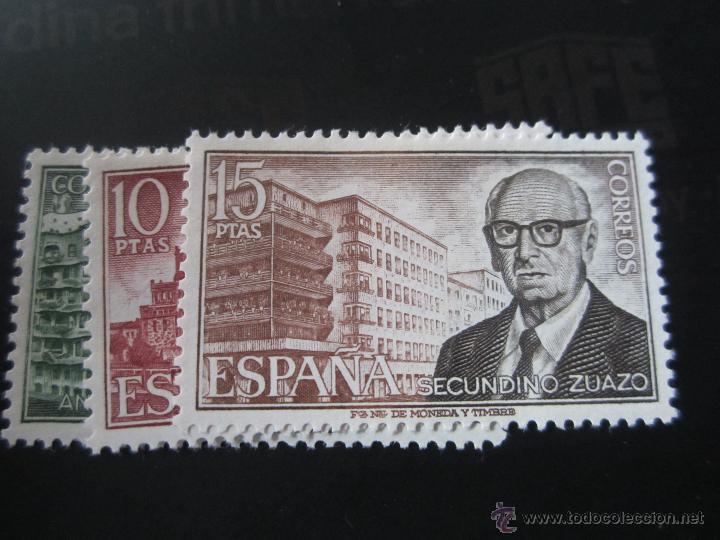 Stamps: 1975. Personajes Espa&ntilde;oles. Edifil 2241/43