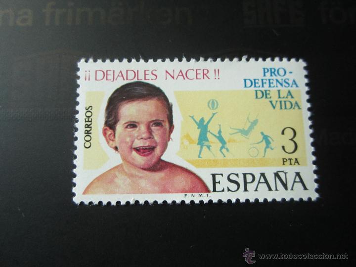Timbres: 1975. Campa&ntilde;a pro defensa de la vida. edifil 2282
