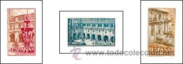 Sellos: A&Ntilde;O 1960 (1322-1324) MONASTERIO DE SAMOS (NUEVO) - Foto 1