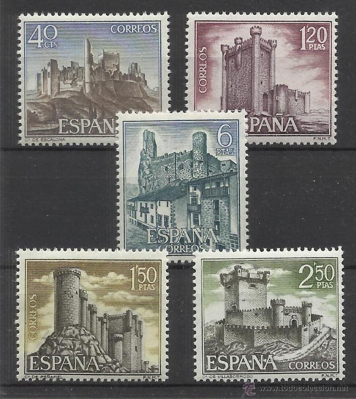 Sellos: castillos 1968 serie completa NUEVOS** - Foto 1