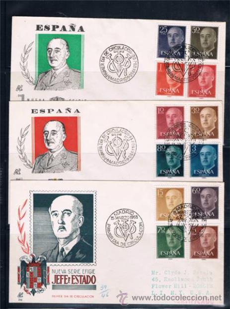 Sellos: BONITO CONJUNTO DE 6 SOBRES - Foto 1