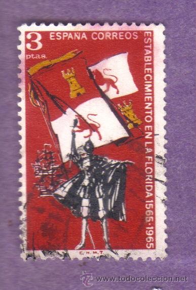 Sellos: EDIFIL 1674 - SERIE - A&Ntilde;O 1965 - IV CENTENARIO DE LA FUNDACI&Oacute;N DE SAN AGUST&Iacute;N - FLORIDA.