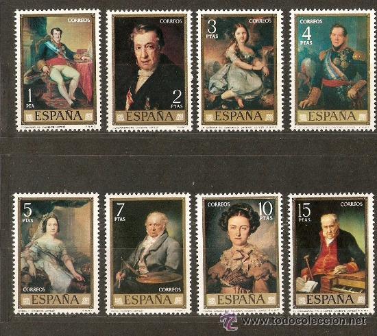 Sellos: ESPA&Ntilde;A PINTOR VICENTE LOPEZ EDIFIL NUM. 2146/53 ** SERIE COMPLETA SIN FIJASELLOS