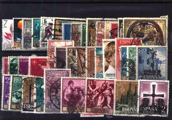 Sellos: ESPA&Ntilde;A, 50 USADOS Y DIFERENTES, 635 - Foto 1