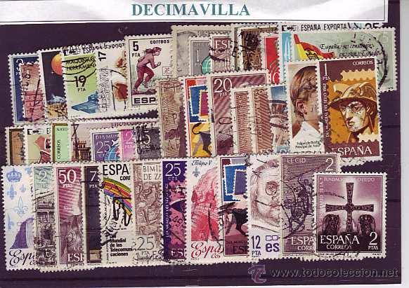 Sellos: ESPA&Ntilde;A, 50 USADOS Y DIFERENTES, 663 - Foto 1