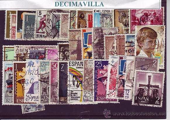 Sellos: ESPA&Ntilde;A, 50 USADOS Y DIFERENTES, 665 - Foto 1