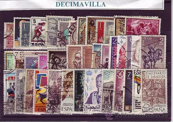 Sellos: ESPA&Ntilde;A, 50 USADOS Y DIFERENTES, 669 - Foto 1