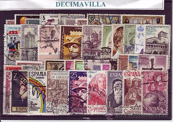 Sellos: ESPA&Ntilde;A, 50 USADOS Y DIFERENTES, 674 - Foto 1