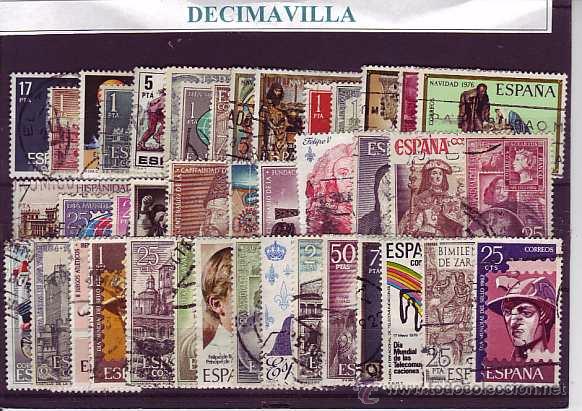 Sellos: ESPA&Ntilde;A, 50 USADOS Y DIFERENTES, 675 - Foto 1