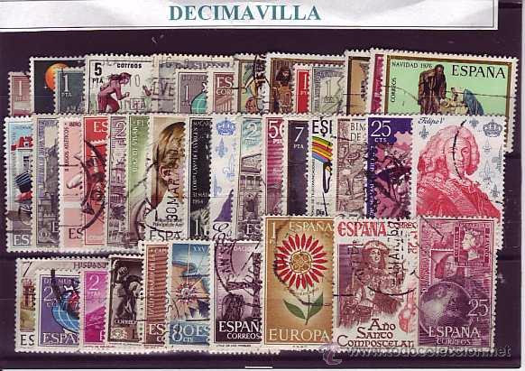 Sellos: ESPA&Ntilde;A, 50 USADOS Y DIFERENTES, 677 - Foto 1