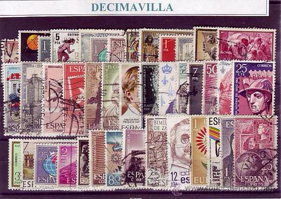 Sellos: ESPA&Ntilde;A, 50 USADOS Y DIFERENTES, 681 - Foto 1