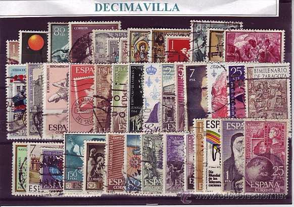 Sellos: ESPA&Ntilde;A, 50 USADOS Y DIFERENTES, 689 - Foto 1