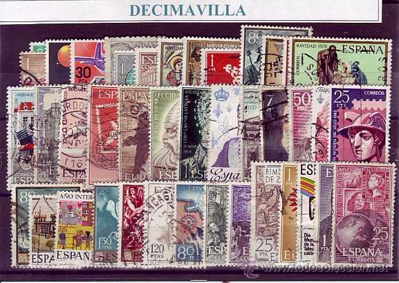 Sellos: ESPA&Ntilde;A, 50 USADOS Y DIFERENTES, 698 - Foto 1