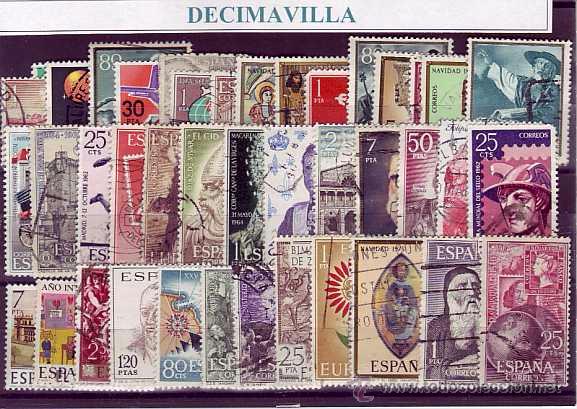 Sellos: ESPA&Ntilde;A, 50 USADOS Y DIFERENTES, 699 - Foto 1