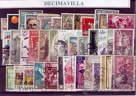 Sellos: ESPA&Ntilde;A, 50 USADOS Y DIFERENTES, 700 - Foto 1