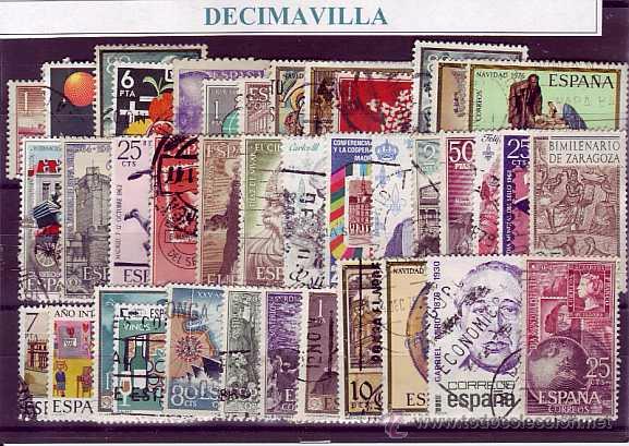 Sellos: ESPA&Ntilde;A, 50 USADOS Y DIFERENTES, 703 - Foto 1
