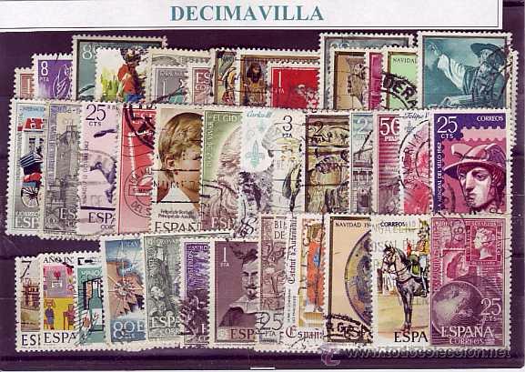 Sellos: ESPA&Ntilde;A, 50 USADOS Y DIFERENTES, 708 - Foto 1