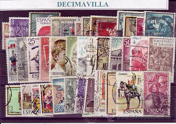 Sellos: ESPA&Ntilde;A, 50 USADOS Y DIFERENTES, 709 - Foto 1