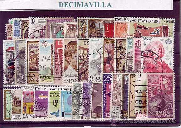 Sellos: ESPA&Ntilde;A, 50 USADOS Y DIFERENTES, 721 - Foto 1